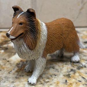 Safari Ltd. Collie Dog Figurine Play Toy